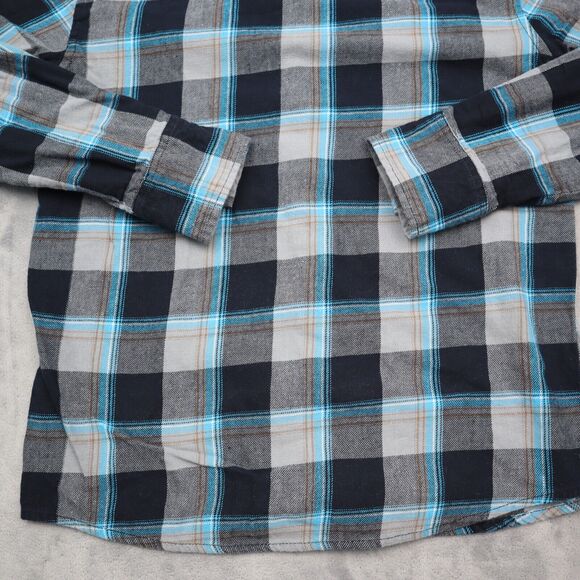 Elixir Shirt Mens L Multicolor Long Sleeve Collared Casual Button Up Cotton - Picture 15 of 16